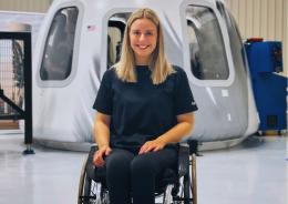 Prima astronauta con disabilità, andrà in missione