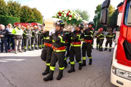 L'addio dei pompieri