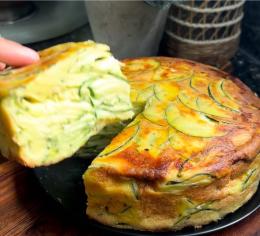 TORTA INVISIBILE DI ZUCCHINE