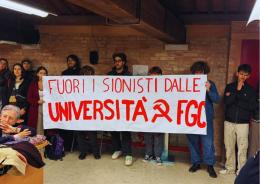 Blitz attivisti pro-Palestina a Ca’ Foscari