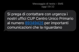 Attenti: questo messaggio non è dell'Ulss