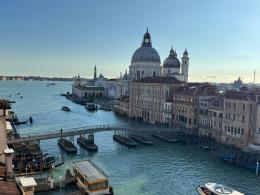 Aperto il ponte votivo verso la basilica di Santa Maria della Salute