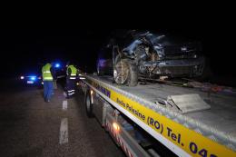 Schianto in Transpolesana, poi fugge a piedi