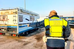 Sgomberato il bivacco abusivo dei rom