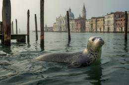 Dopo il delfino, ecco la foca in laguna