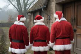 Allarme per i finti Babbo Natale