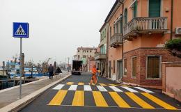 Lavori in riva Lusenzo Nord ripristinato il senso unico