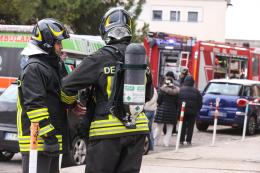 Incendio in centro, allarme e soccorsi