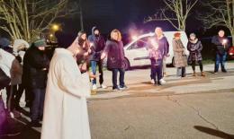 Corteo per la pace a Gognano