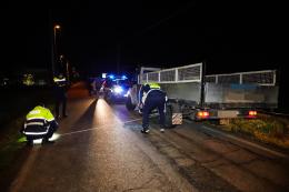 Strada chiusa e anziano soccorso