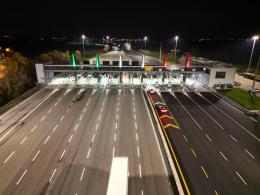 Milano Cortina 2026, il casello di Venezia Nord si illumina