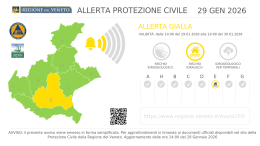 Meteo, migliora il tempo ma resta l'allerta idraulica sul Basso Brenta-Bacchiglione