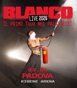Blanco Live 2026 - Il primo tour nei palazzetti