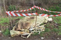 Macabro ritrovamento durante la pulizia dei fossi