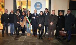 Con la fascia tricolore all&rsquo;inaugurazione della sede del &ldquo;s&igrave;&rdquo;