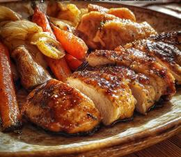 Petto di pollo glassato