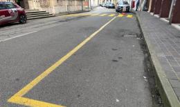 Lavori alla sede della banca, spariscono i parcheggi blu