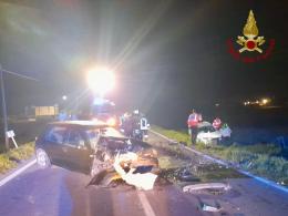 Terrificante frontale, due feriti