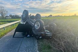 Si ribalta in strada