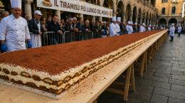 Tiramis&ugrave; da record a Londra, lungo oltre 440 metri
