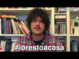"Stare a casa rende più sicuri noi e gli altri"
