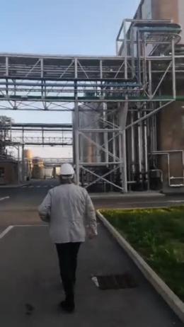 Beppe Grillo fa visita alla Novamont