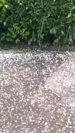 Maltempo, grandinata in Alto Polesine