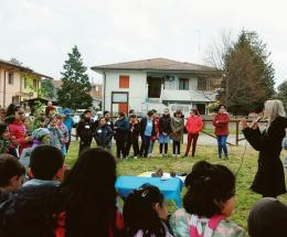 I ragazzi a lezione di ambiente
