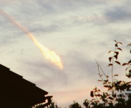 Meteora e boato sul cielo polesano