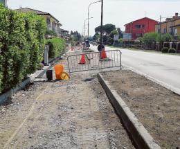 Ultimi ritocchi per la ciclabile