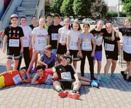 Alunni di corsa contro la "fame"
