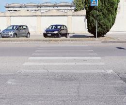 Strisce sbiadite perché al verde