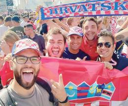 Rodigini nel cuore del tifo croato