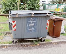 Gimcana fra i cassonetti, poi la scuola