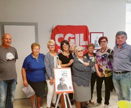 Lidia Paiato, simbolo della Cgil