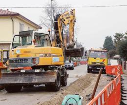 Lavori in corso in via Toscanini, nuovi sensi unici rimandati