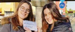 Asia e Irene hanno ripulito l'argine!