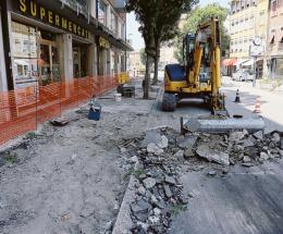 Nuova vita ai marciapiedi di corso del Popolo