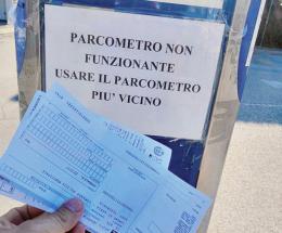 Parcometro ko, ma la multa è buona