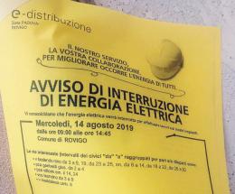 Una vigilia senza corrente elettrica