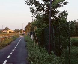 La ciclabile diventa un gabinetto
