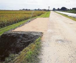 Botta, finiti i lavori per i due terrapieni