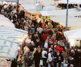 Fiera, piazza Repubblica tutta food