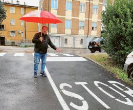Via Degan, uno “stop” pericoloso