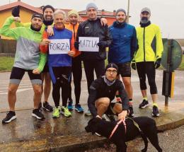 La corsa per Mattia, il paziente 1, dei podisti di Porto Tolle