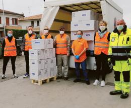 Avis, ecco i pacchi della solidarietà