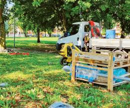 Nuovi giochi per bambini al parco