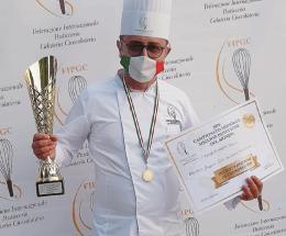 Zaia si complimenta il nostro pasticcere medaglia d'oro 