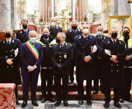 La polizia locale celebra il patrono