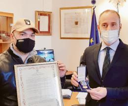 Medaglia d’Onore per gli internati in memoria di Giulio Bergo Oro